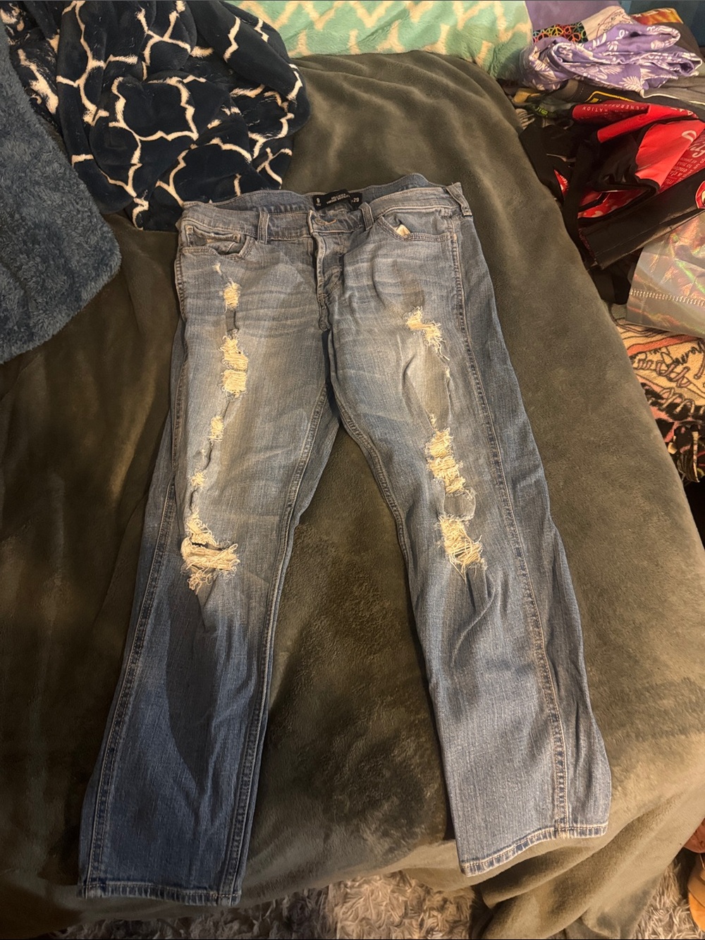 Hollister Distressed Vintage Boyfriend Jeans